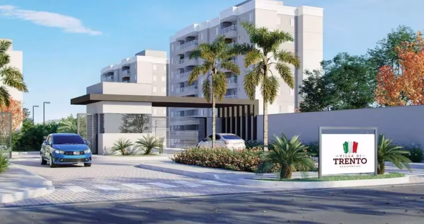 Villa di trento | construtora visconde | pronto | 61 metros | 02 dormitórios | suíte | varanda | 01 vaga