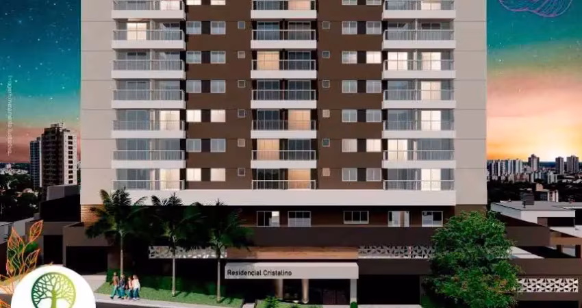 Residencial cristalino | construtora imangai | construção | 36 metros | 02 dormitórios | sem varanda | 01 vaga