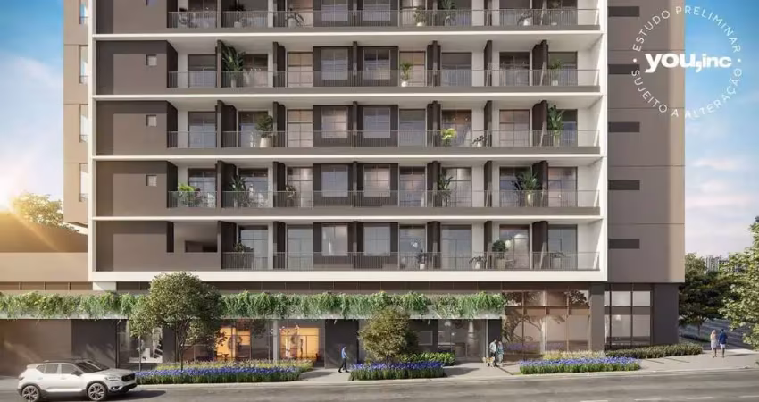 Barô higienópolis | construtora you, inc | construção | 57 metros | 02 dormitórios | suíte | varanda | 01 vaga