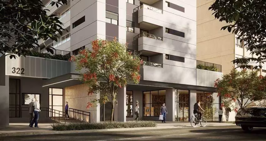 Today centro | construtora canopus | pronto | 37 metros | 02 dormitórios | varanda