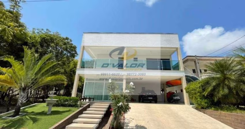 Vendo Casa em Condomínio Fechado, com 480m², 5 quartos s/ 5 suítes, espaço gourmet, piscina e 4 vagas