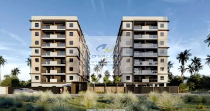 Vendo apartamento PRONTO, com ELEVADOR, 52,79m², 2 quartos sendo 1 suíte, sala p/ 2 ambientes e 1 vaga