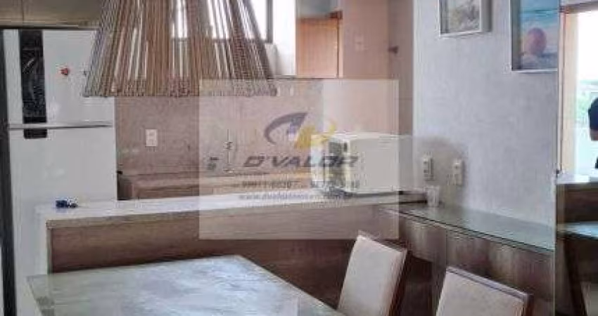 Vendo Apartamento, Mobiliado, com 104 m², 3 suítes + DCE, varanda gourmet, sala ampla e 2 vagas