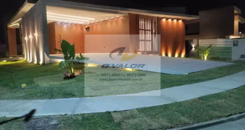 Vendo belíssima casa, em condomínio fechado, com 221 m², 3 suítes, piscina, área gourmet e 3 vagas