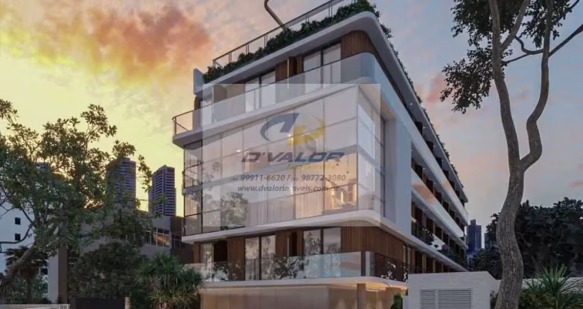 Vendo flats em prédio moderno e completo, na praia do Cabo Branco, com tamanhos de 20 m² à 51 m²
