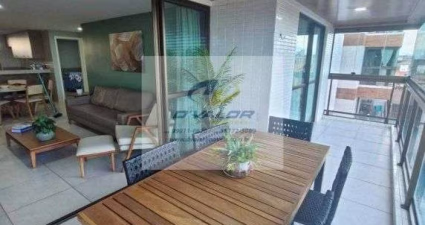 Vendo Apartamento com 130 m², 4 quartos s/ 2 suítes, sala p/ 2 ambientes e 2 vagas