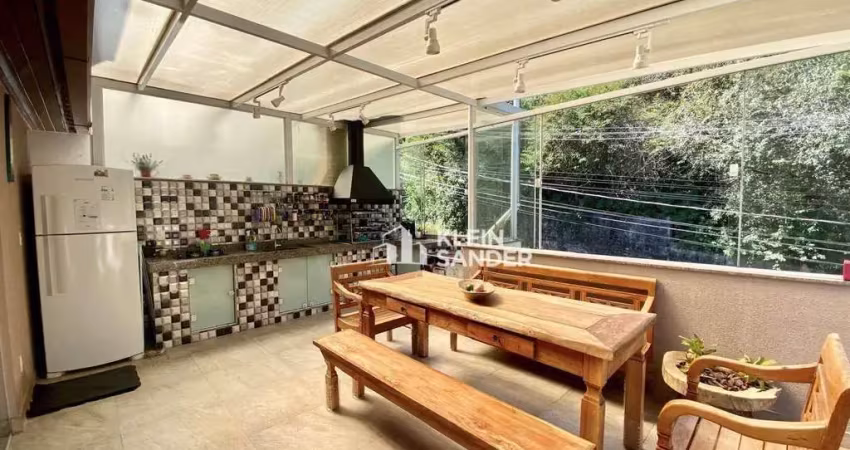 Apartamento duplex com 4 dormitórios à venda, 198 m² por r$ 1.050.000,00 - cônego - nova friburgo/rj
