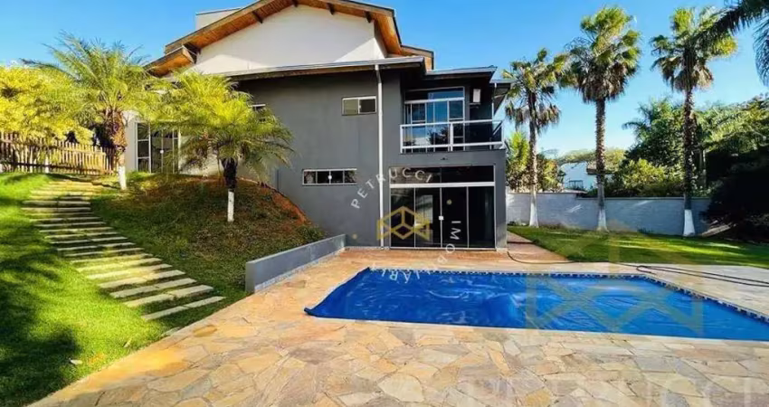 Casa residencial à venda, bosque de barão geraldo, campinas - ca2835.