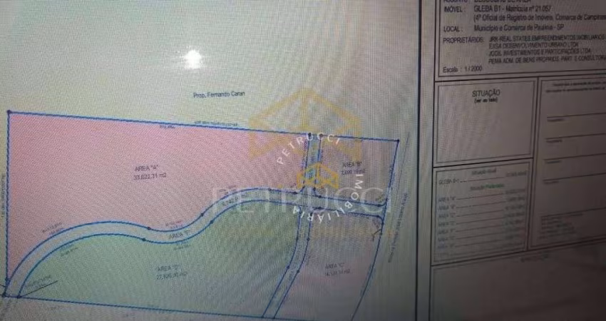 Área Residencial à venda, Jardim Ypê, Paulínia - AR0245.