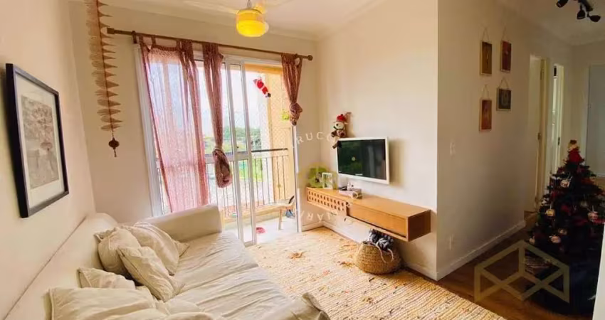 Apartamento com 2 dormitórios à venda, 54 m² por r$ 370.000,00 - vila satúrnia - campinas/sp