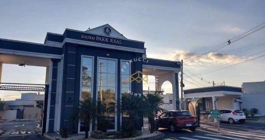 Terreno à venda, 150 m² por R$ 380.000,00 - Condomínio Park Real - Indaiatuba/SP