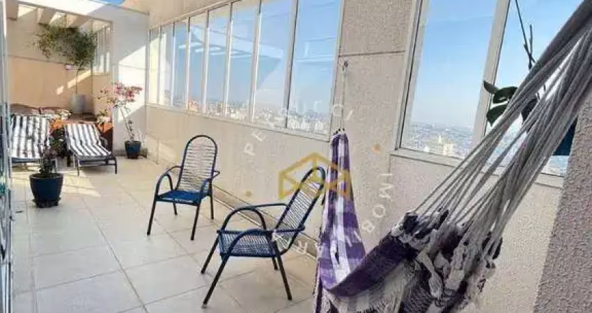 Cobertura com 3 dormitórios à venda, 136 m² - ponte preta - campinas/sp