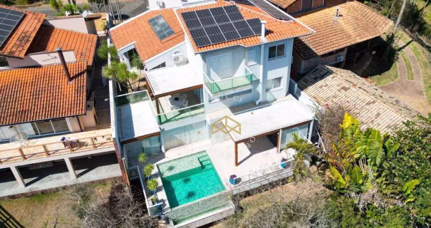 Casa com 3 dormitórios, 420 m² - venda por r$ 3.800.000,00 ou aluguel por r$ 17.735,00 - jardim botânico (sousas) - campinas/sp