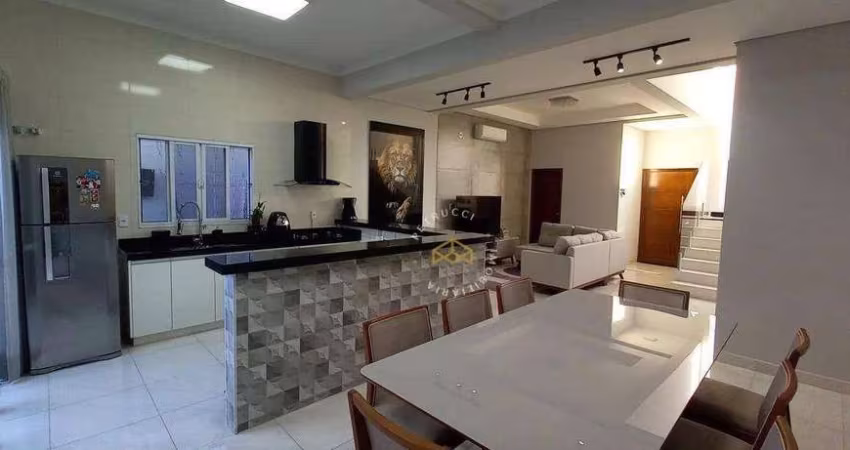 Casa com 3 dormitórios à venda, 148 m² por R$ 750.000,00 - Nova Aparecida - Campinas/SP