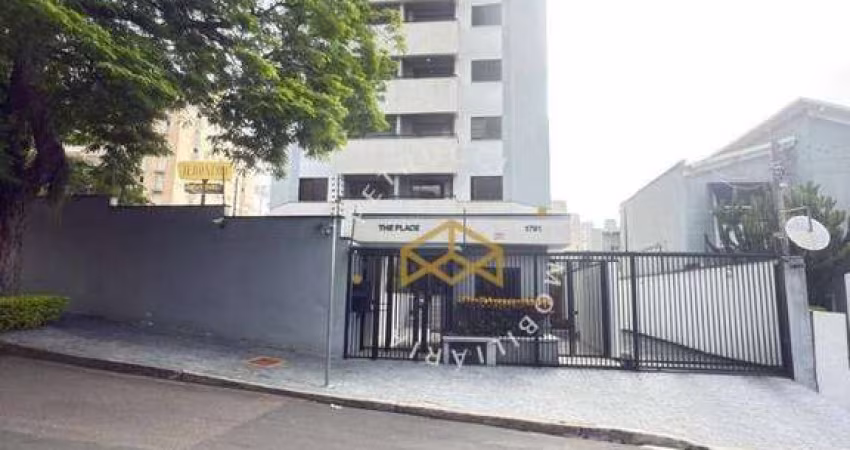 Apartamento com 1 dormitório para alugar, 58 m² - Cambuí - Campinas/SP