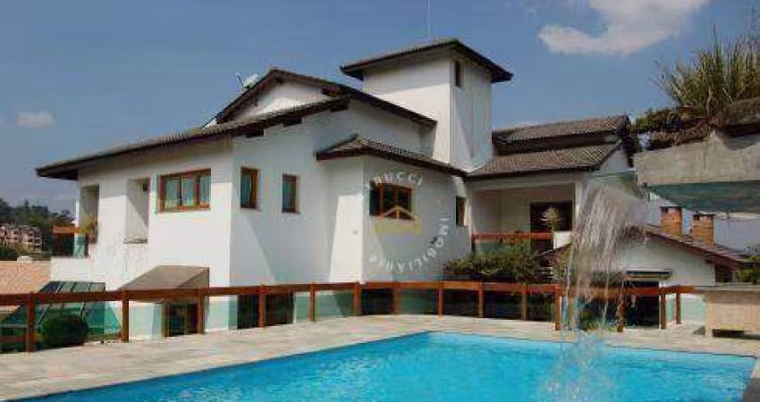 Casa com 5 dormitórios, 710 m² - venda por R$ 2.990.000,00 ou aluguel por R$ 16.625,00/mês - Condomínio Estância Marambaia - Vinhedo/SP