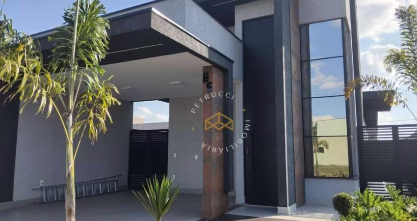 Casa com 3 dormitórios à venda, 118 m² por R$ 1.090.000,00 - Parque Brasil 500 - Paulínia/SP