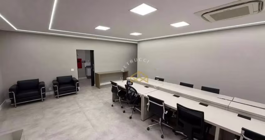 Sala para alugar, 110 m² - alphaville - campinas/sp