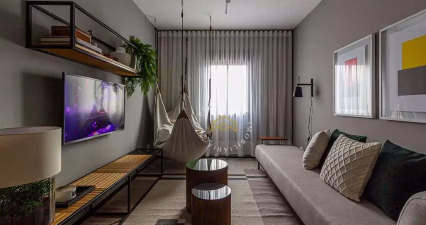 Apartamento com 2 dormitórios à venda, 74 m² - cambuí - campinas/sp