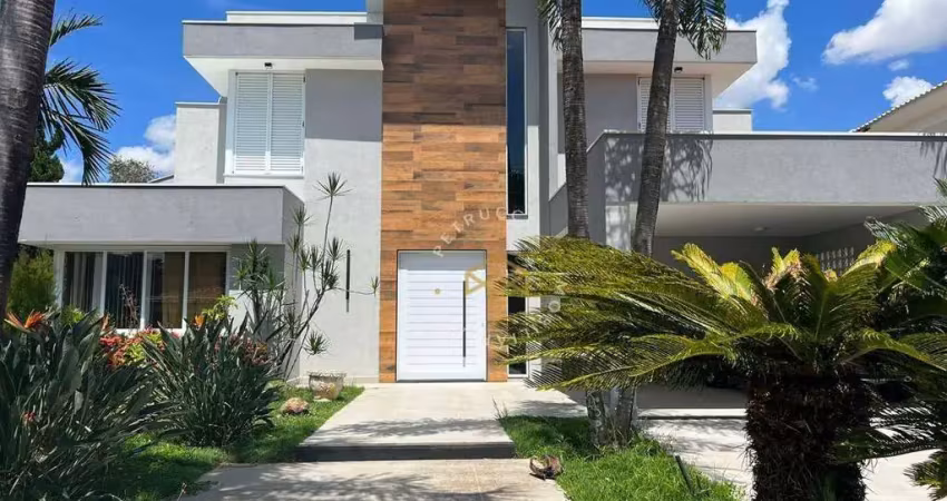 Casa com 5 dormitórios à venda, 570 m² por r$ 5.500.000,00 - loteamento alphaville campinas - campinas/sp