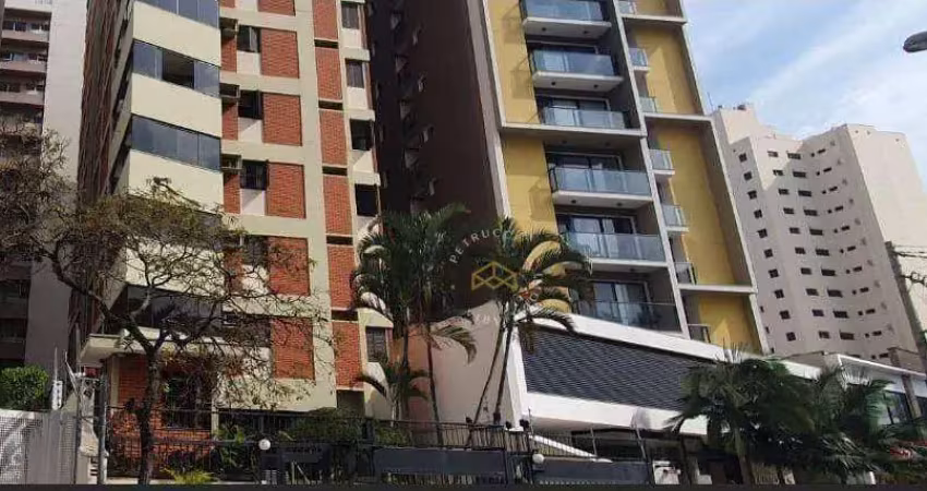 Apartamento com 1 dormitório para alugar, 51 m² - cambuí - campinas/sp