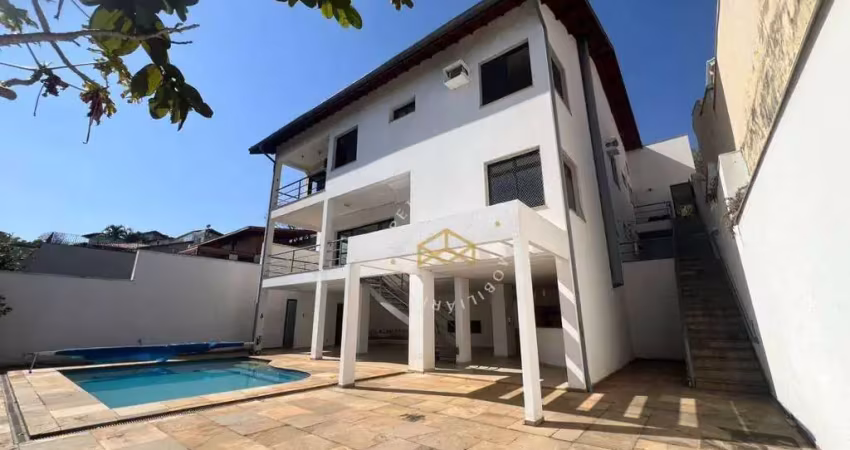 Casa com 4 dormitórios à venda, 512 m² por r$ 1.850.000,00 - jardim atibaia (sousas) - campinas/sp