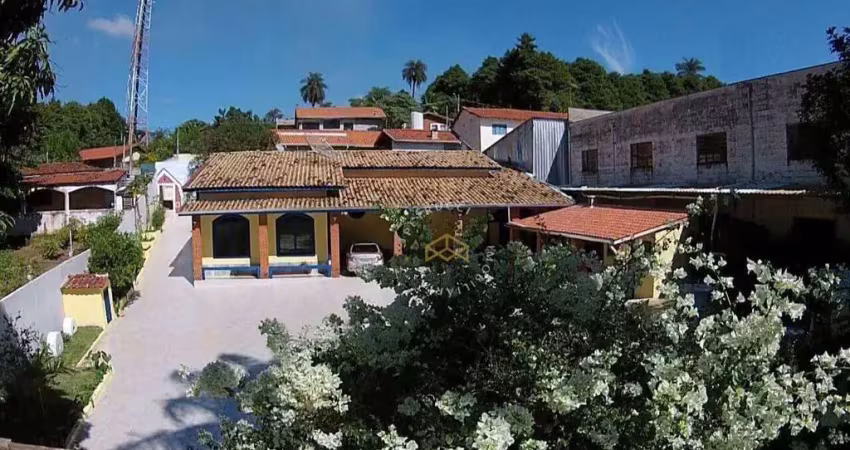 Chácara com 7 dormitórios, 1977 m² - venda por r$ 1.500.000,00 ou aluguel por r$ 6.519,00/mês - vila ipê - campinas/sp