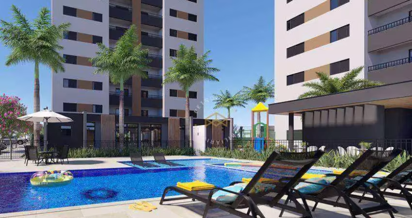 Apartamento com 3 dormitórios à venda, 64 m² - bonfim - campinas/sp
