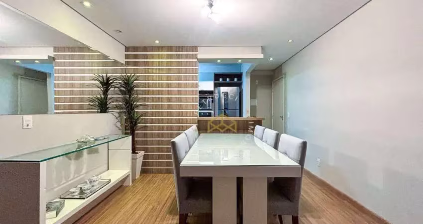 Apartamento mobiliado para locação proximo a mandic leopoldo, unip.