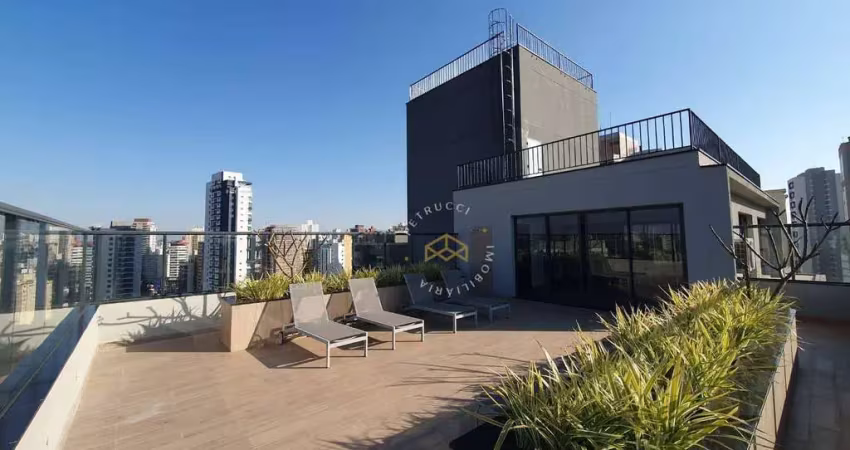 Studio com 1 dormitório para alugar, 50 m² por r$ 5.329,00/mês - cambuí - campinas/sp