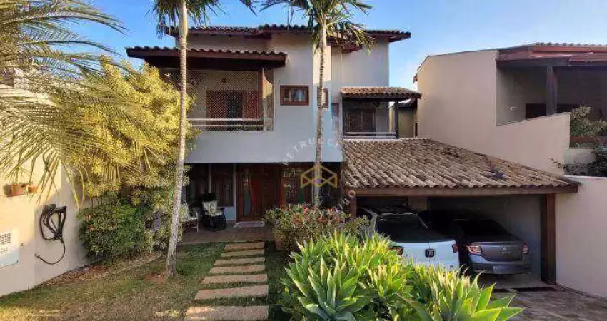 Casa com 4 dormitórios à venda, 278 m² por r$ 2.150.000,00 - parque da hípica - campinas/sp