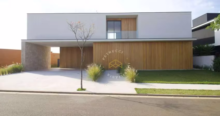 Casa com 4 dormitórios à venda, 500 m² - alphaville dom pedro 2 - campinas/sp