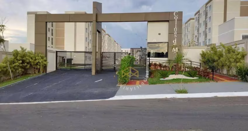 Apartamento com 2 dormitórios à venda, 45 m² - jardim esmeraldina - campinas/sp