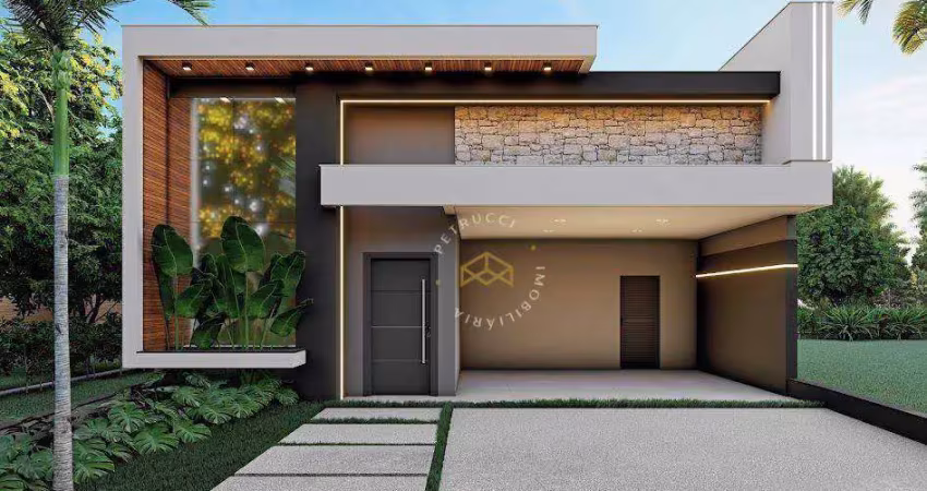 Casa com 3 dormitórios à venda, 205 m² - residencial evidencias - indaiatuba/sp