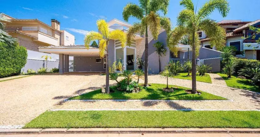 Casa com 4 dormitórios à venda, 440 m² - loteamento alphaville campinas - campinas/sp