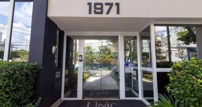 Apartamento com 1 dormitório para alugar, 47 m² - cambuí - campinas/sp
