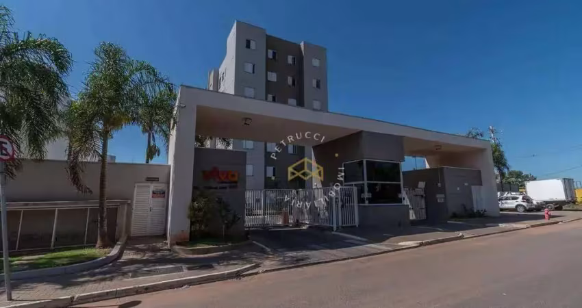 Apartamento com 2 dormitórios à venda, 50 m² - chácaras de recreio - 2000 - hortolândia/sp