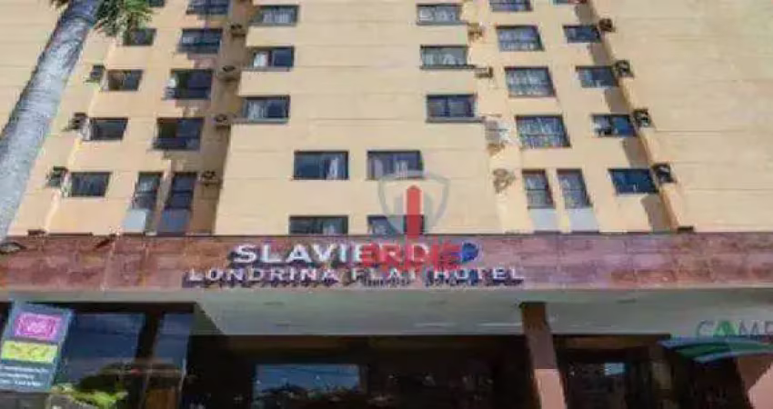 Apartamento à venda no Hotel Slaviero no centro de Londrina.