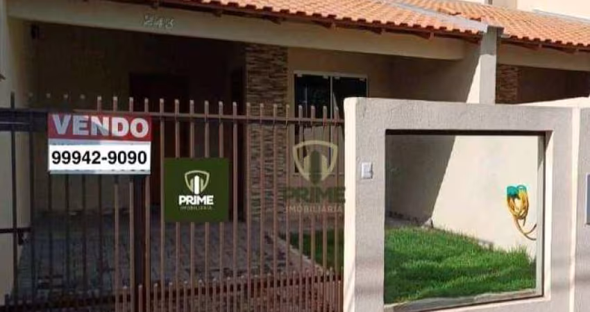 Casa à venda no Lago Juliana em Londrina. Casa nova, com 3 quartos sendo 1 suíte, sala 2 ambientes, piso porcelanato e laminado nos quartos, portas e