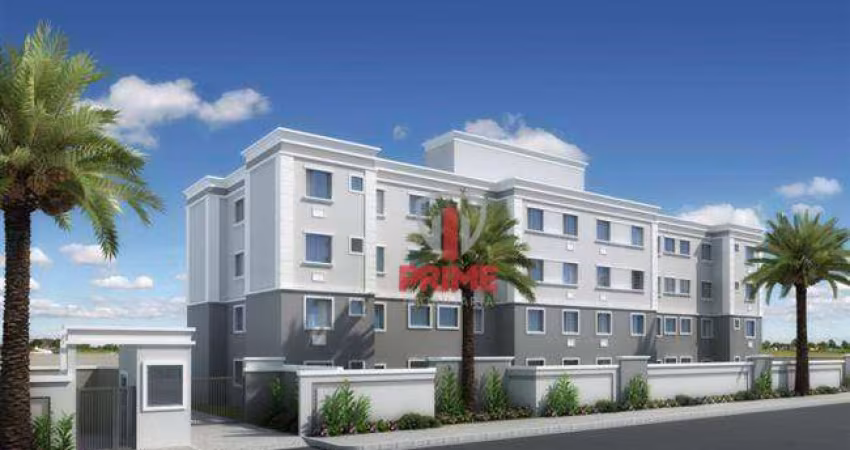 Apartamento à venda no Spazio Libertá em Londrina. Com dois quartos, sala, cozinha, área de serviço, banheiro social, duas vagas de garagem.