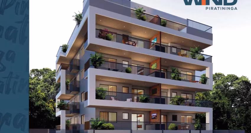Apartamento para Venda em Niterói, Piratininga, 2 dormitórios, 2 suítes, 3 banheiros, 1 vaga