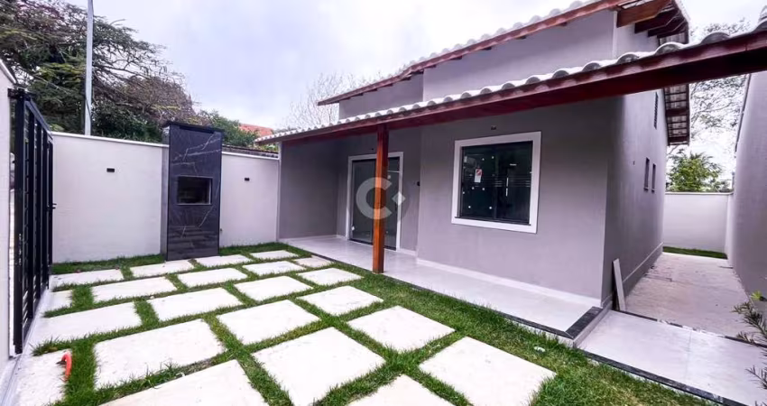 Casa para Venda em Maricá, Cajueiros (Itaipuaçu), 2 dormitórios, 1 suíte, 2 banheiros, 2 vagas