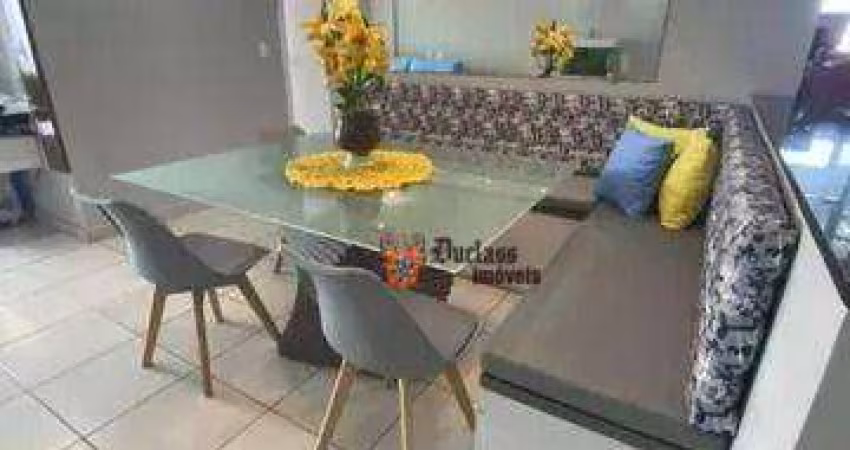 Apartamento com 3 dormitórios à venda, 104 m² por R$ 675.000,00 - Vila Guilhermina - Praia Grande/SP