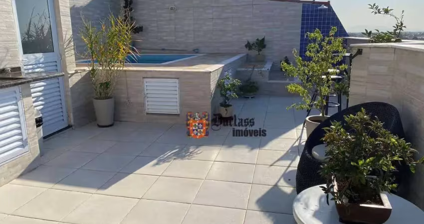 Apartamento duplex com 3 dormitórios à venda, 154 m² por r$ 750.000,00 - balneário três marias - peruíbe/sp