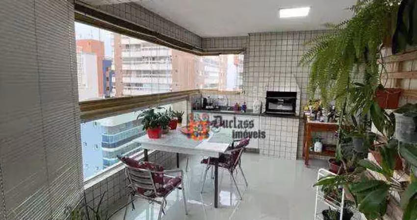 Apartamento com 3 dormitórios à venda, 133 m² por r$ 850.000,00 - aviação - praia grande/sp