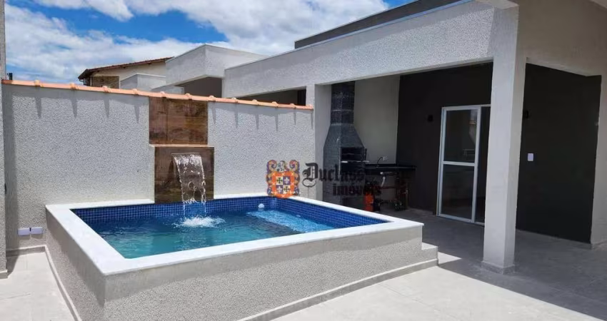 Casa com 3 dormitórios à venda, 105 m² por R$ 399.000 - Balneário Gaivota - Itanhaém/SP