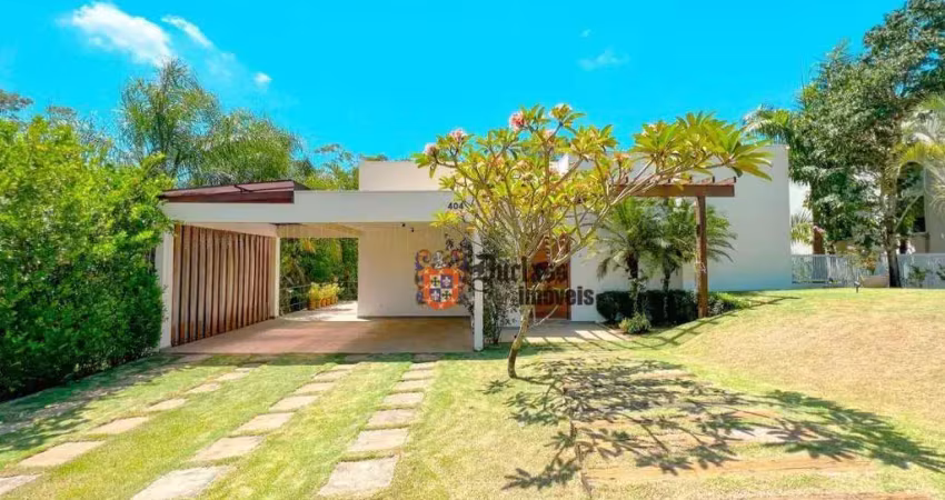 Casa com 3 dormitórios à venda, 433 m² por r$ 2.550.000 - condomínio terras de santa teresa - itupeva/sp