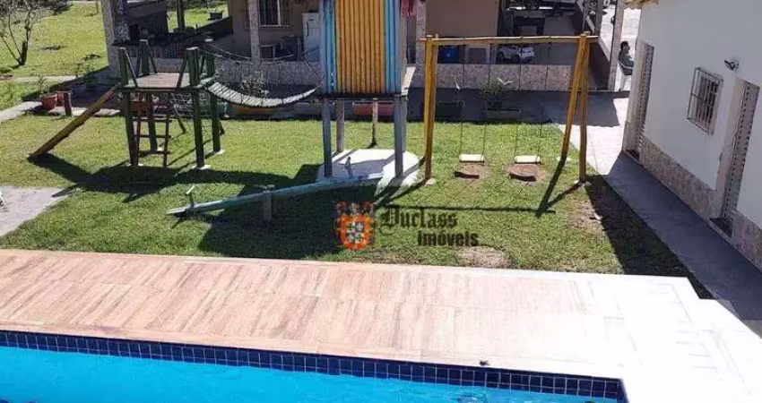 Chácara com 6 dormitórios à venda, 3000 m² por r$ 1.050.000 - são joão - bertioga/sp