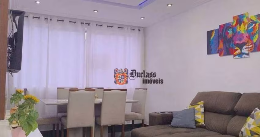 Apartamento com 2 dormitórios à venda, 63 m² por R$ 361.600 - Centro - São Vicente/SP