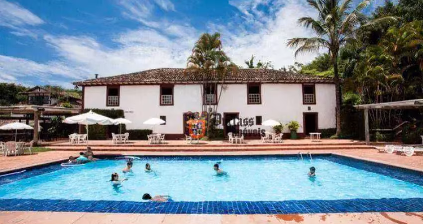 Hotel com 31 dormitórios à venda, 4061 m² por r$ 9.900.000,00 - santa branca - santa branca/sp
